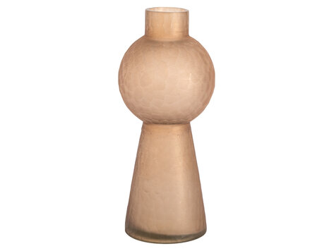 Richmond Interiors Vaas Ora Brown Glas Rond Bruin Klein