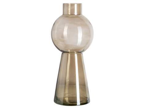 Richmond Interiors Vaas Sera Smoke Glas Rond Klein
