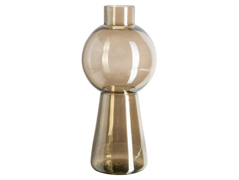 Richmond Interiors Vaas Sera Smoke Glas Rond Groot