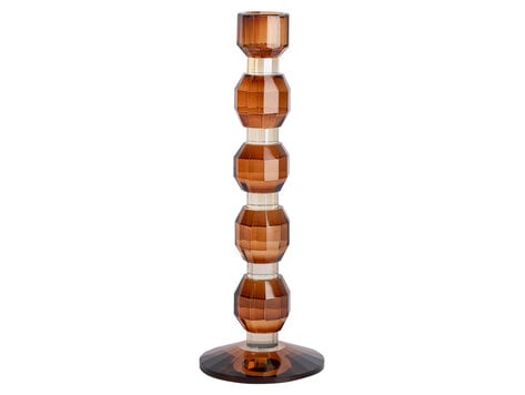 Richmond Interiors Kandelaar Lowan Brown Glas Bruin Klein