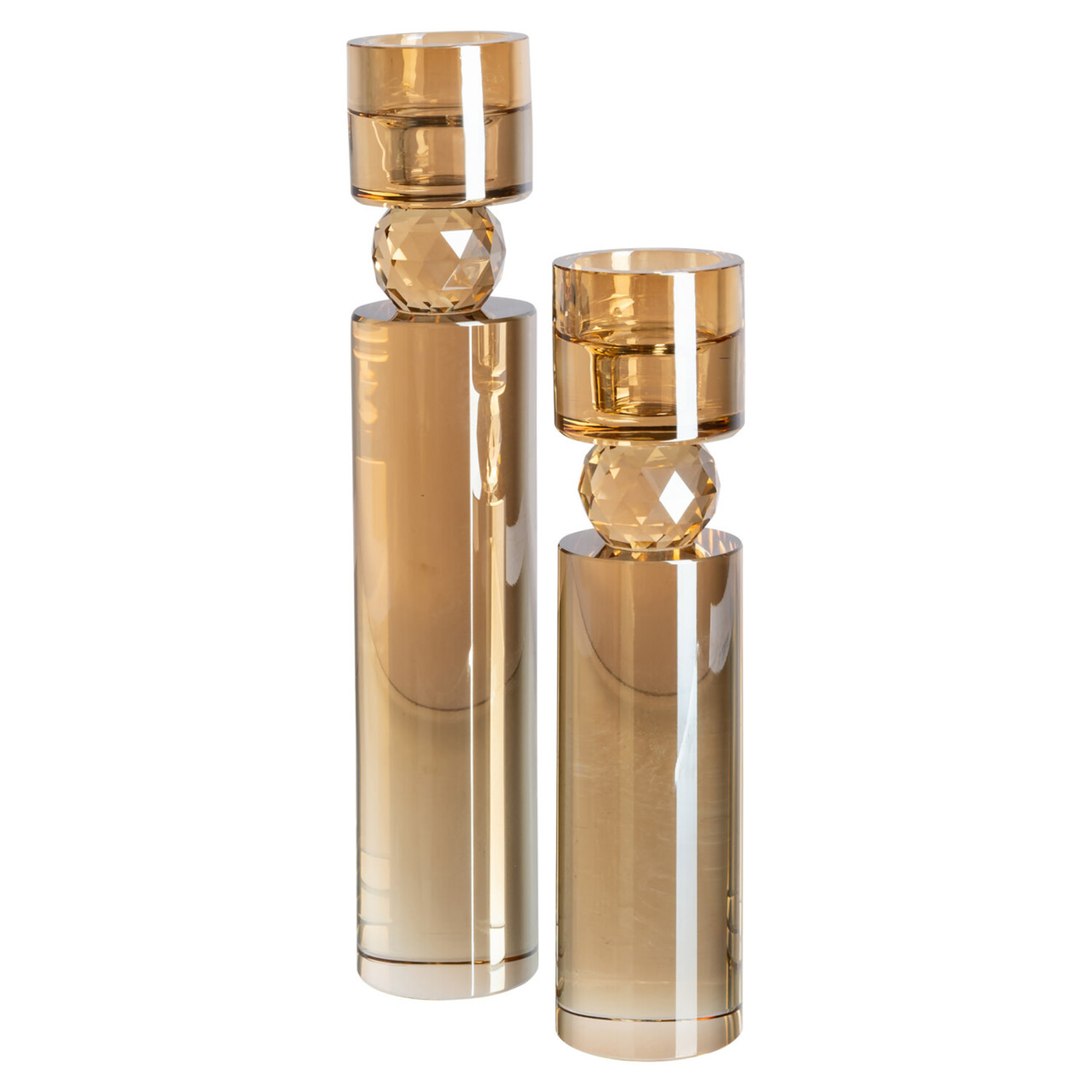 Richmond Interiors Kandelaar Piper Champagne Glas Groot