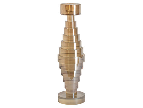 Richmond Interiors Kandelaar Bryn Champagne Glas Groot