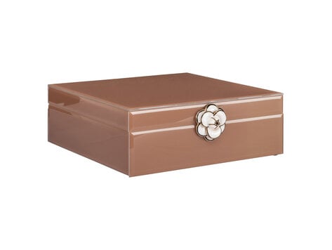 Richmond Interiors Opbergdoos Floral Brown Groot