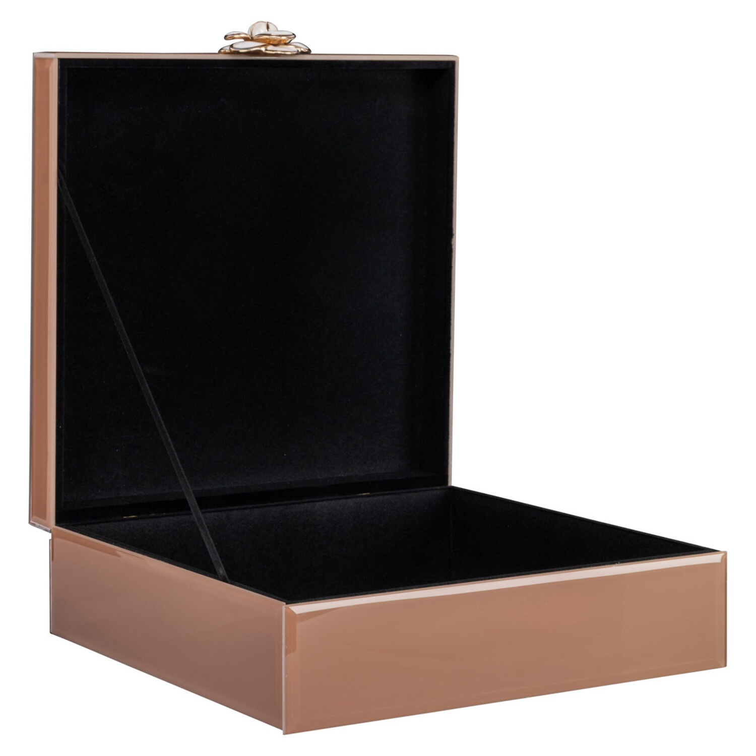 Richmond Interiors Opbergdoos Floral Brown Groot