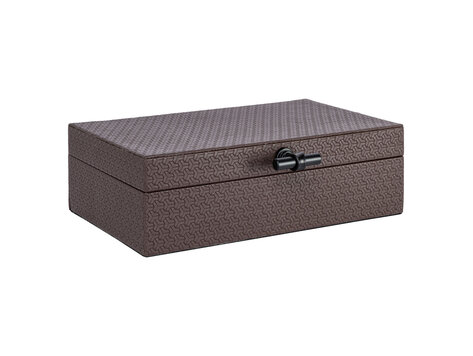 Richmond Interiors Opbergdoos Billie Dark Brown Groot