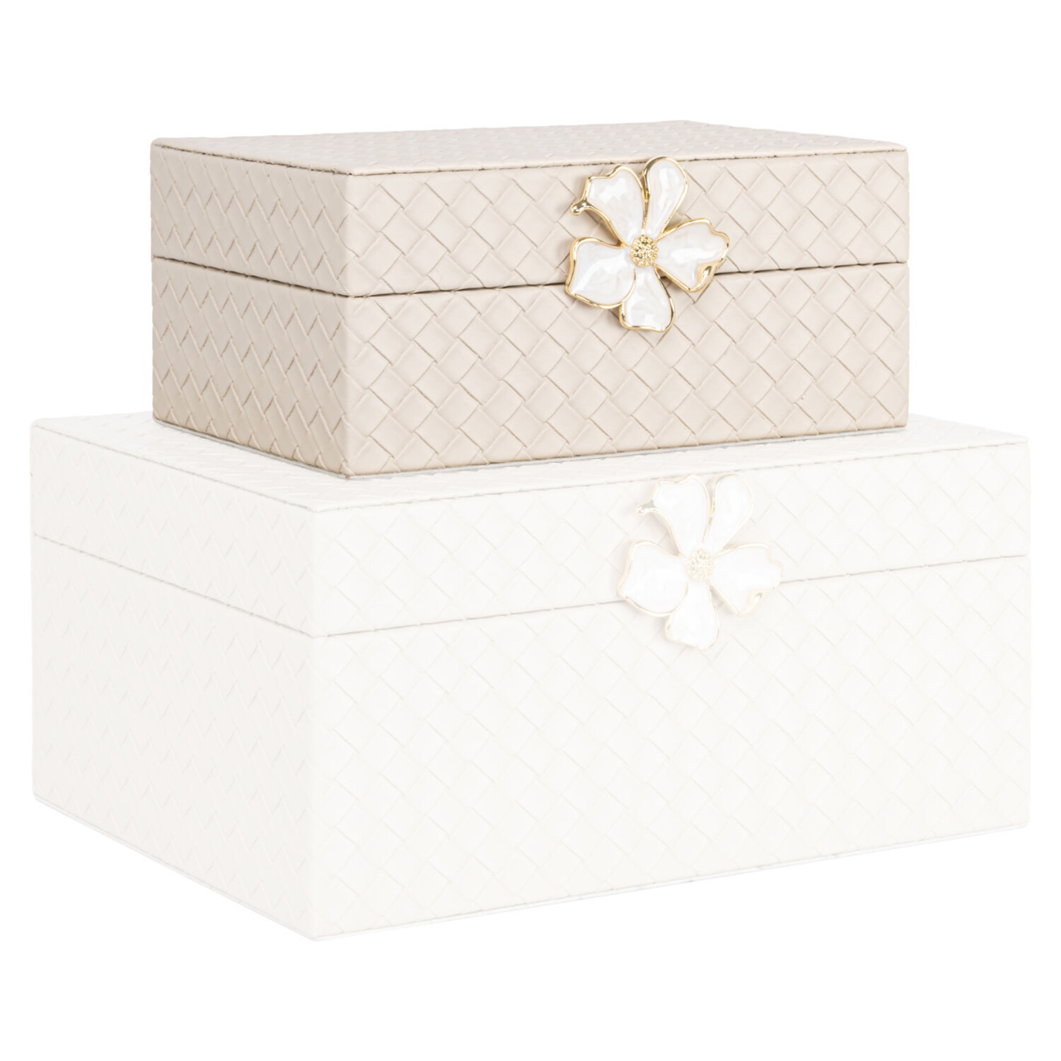 Richmond Interiors Opbergdoos Lillie Ivory Klein