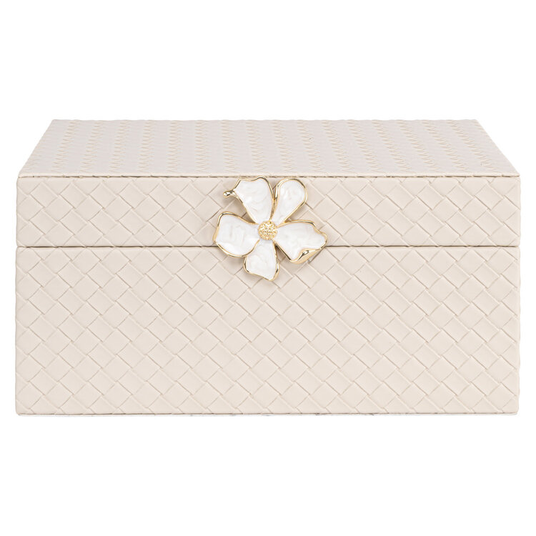 Richmond Interiors Opbergdoos Lillie Ivory Groot