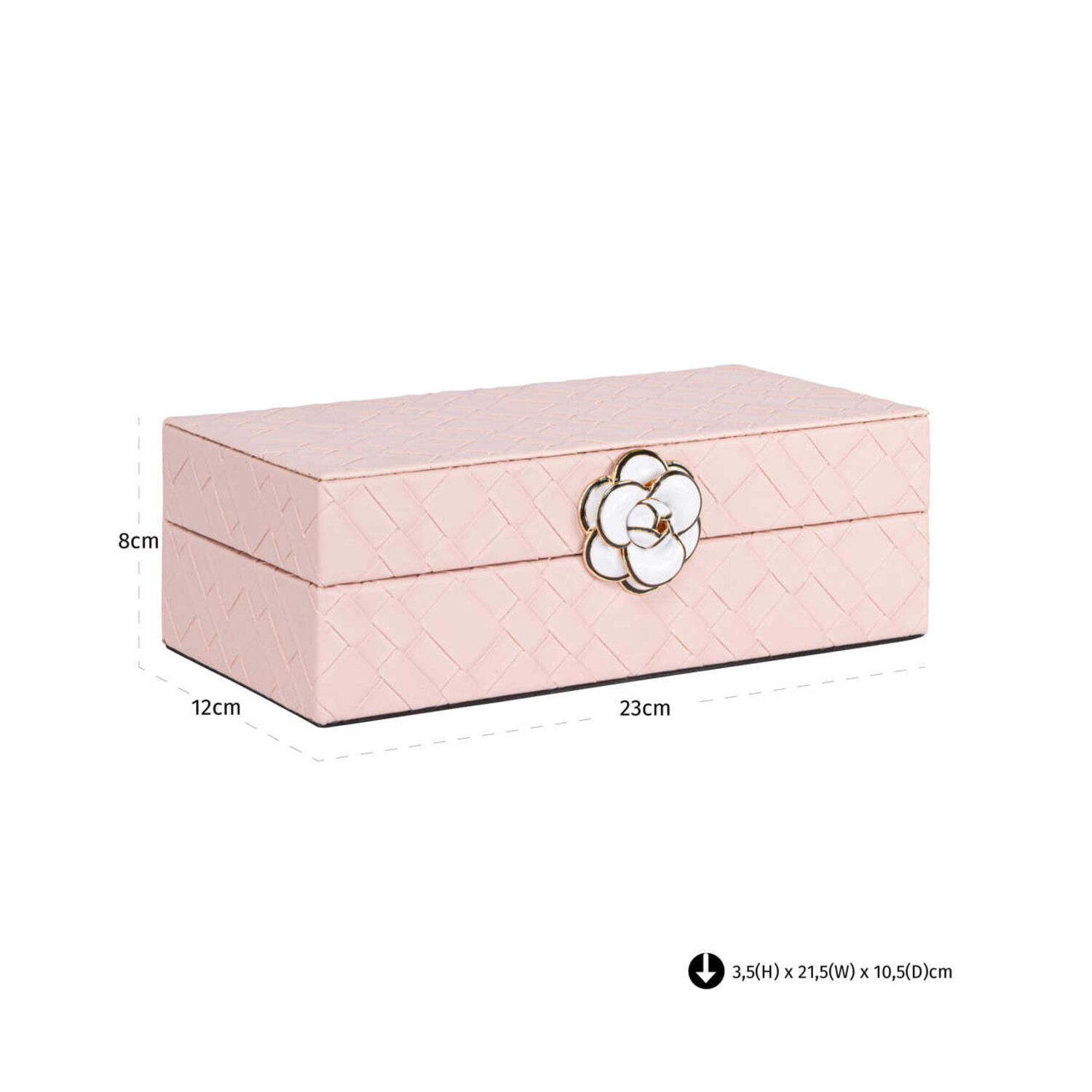 Richmond Interiors Opbergdoos Lotte Pink Klein