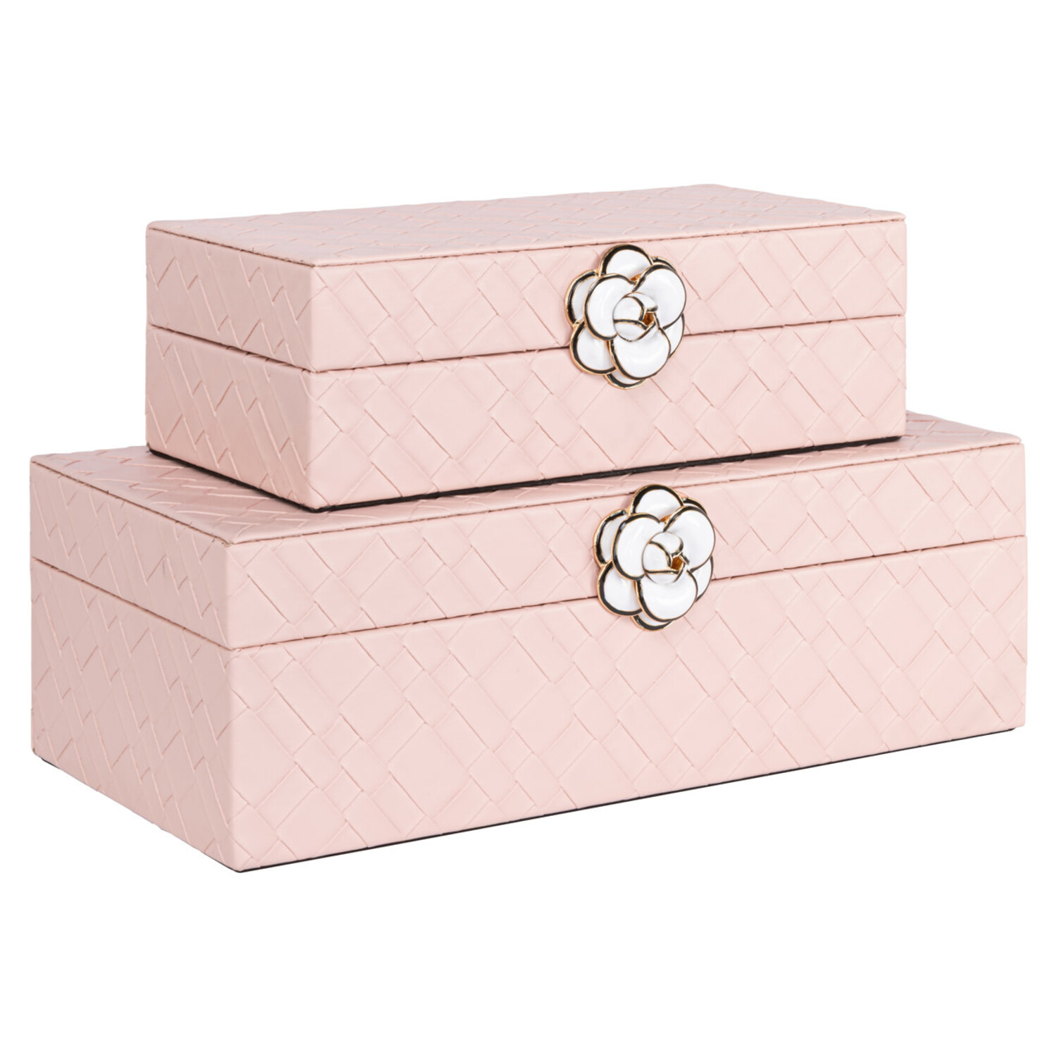 Richmond Interiors Opbergdoos Lotte Pink Groot
