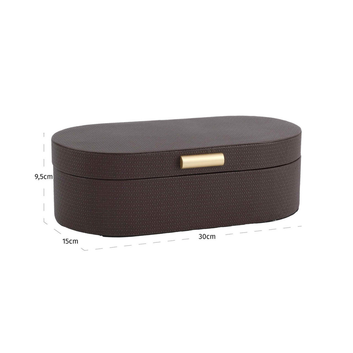 Richmond Interiors Opbergdoos Nova Brown Groot