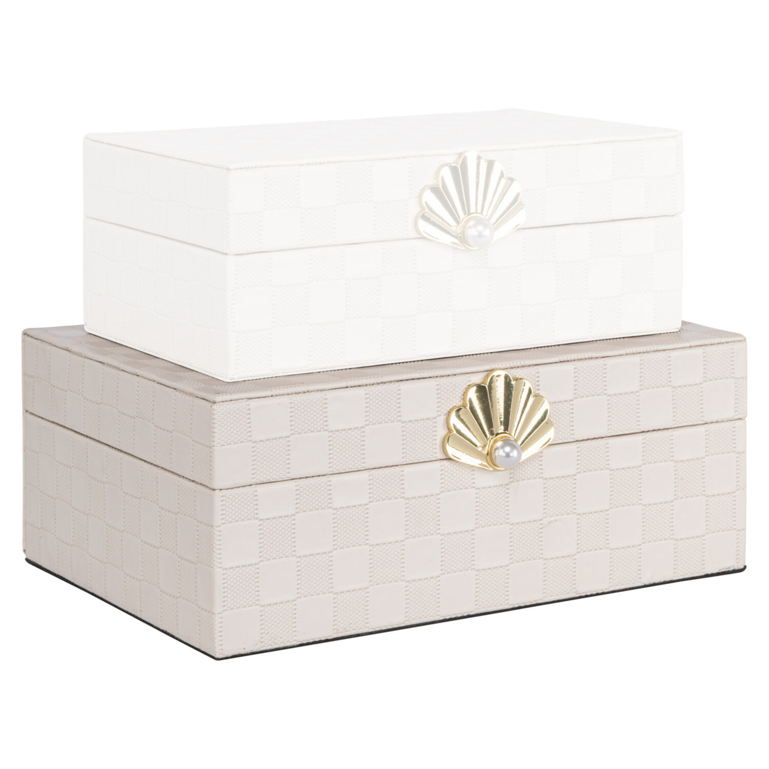 Richmond Interiors Opbergdoos Bless Ivory Groot