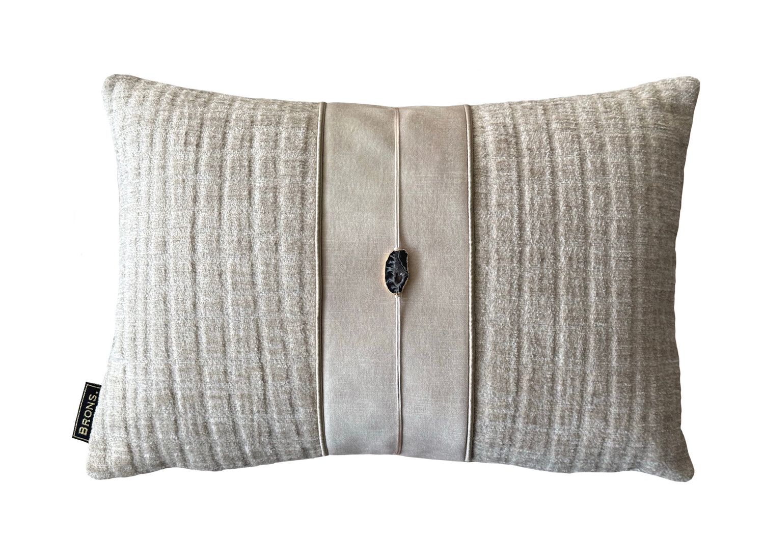 Brons interieur Sierkussen Noah stone 45x30 cm