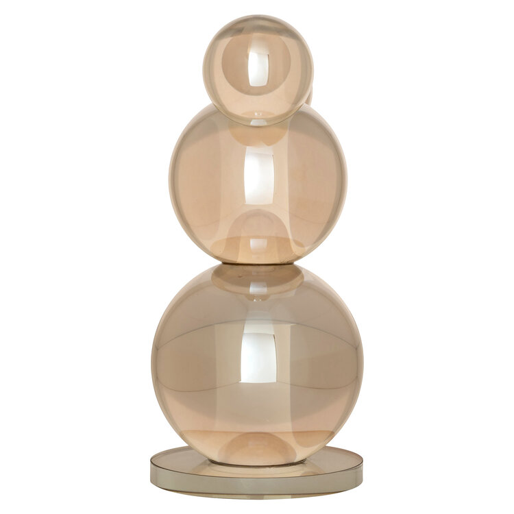 Richmond Interiors Decoratief object Ted Champagne kristal glas