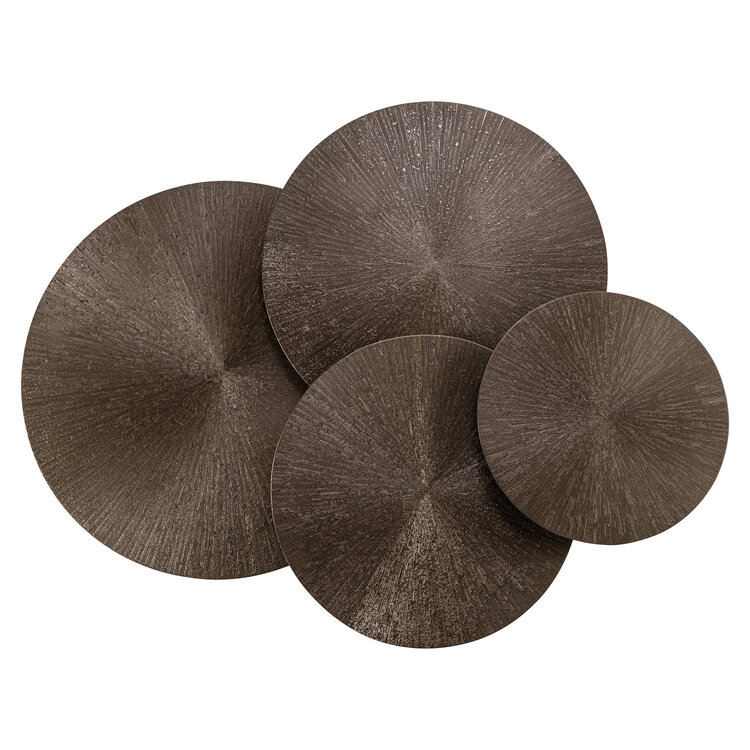 Richmond Interiors Salontafel Quadra Brunzae Rond Set van 4