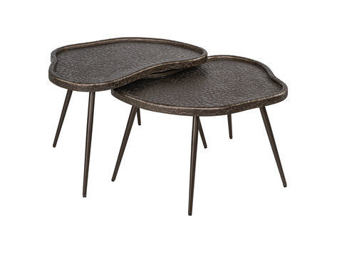 Richmond Interiors Salontafel Bean Brunzae Organisch Set van 2