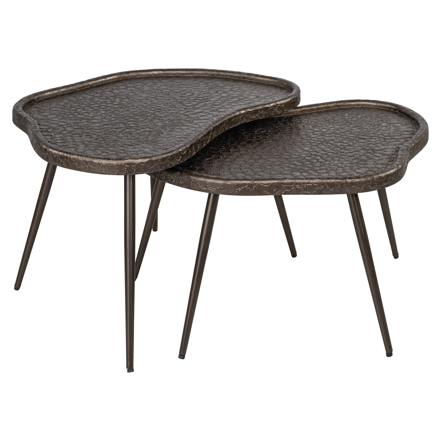 Richmond Interiors Salontafel Bean Brunzae Organisch Set van 2