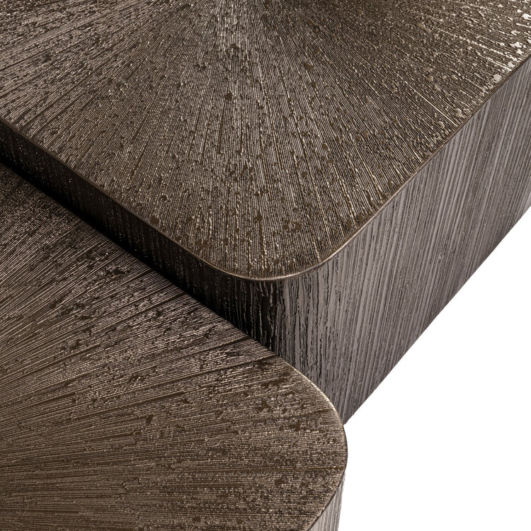 Richmond Interiors Salontafel Cubes Brunzae Vierkant Set van 3