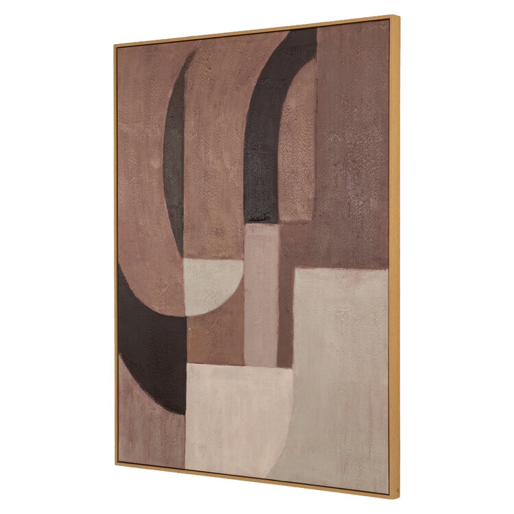 Richmond Interiors Wall art Tatu right brown