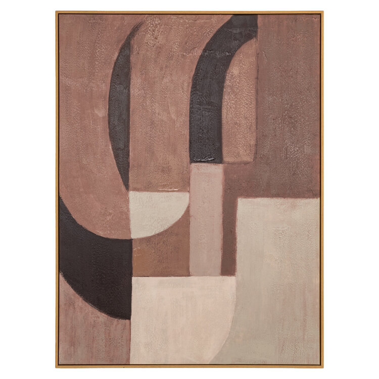 Richmond Interiors Wall art Tatu right brown
