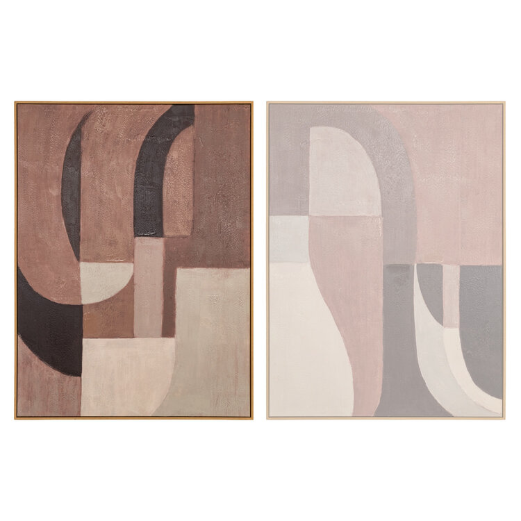 Richmond Interiors Wall art Tatu right brown