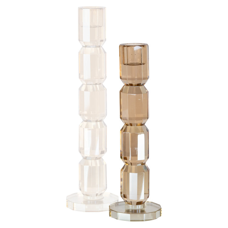 Richmond Interiors Kandelaar Dita Champagne kristal glas klein