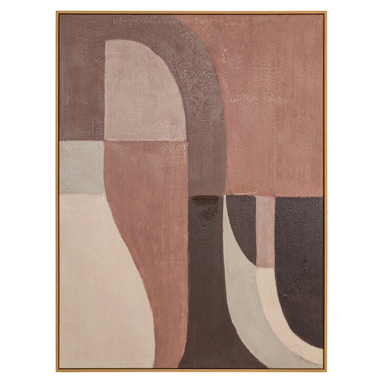 Richmond Interiors Wall art Tatu left brown