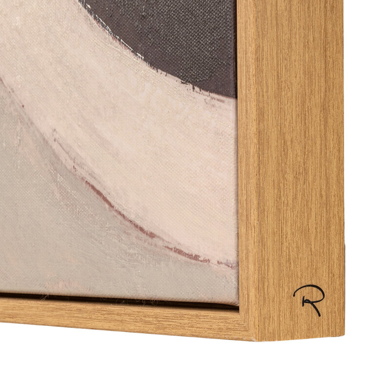 Richmond Interiors Wall art Tatu left brown