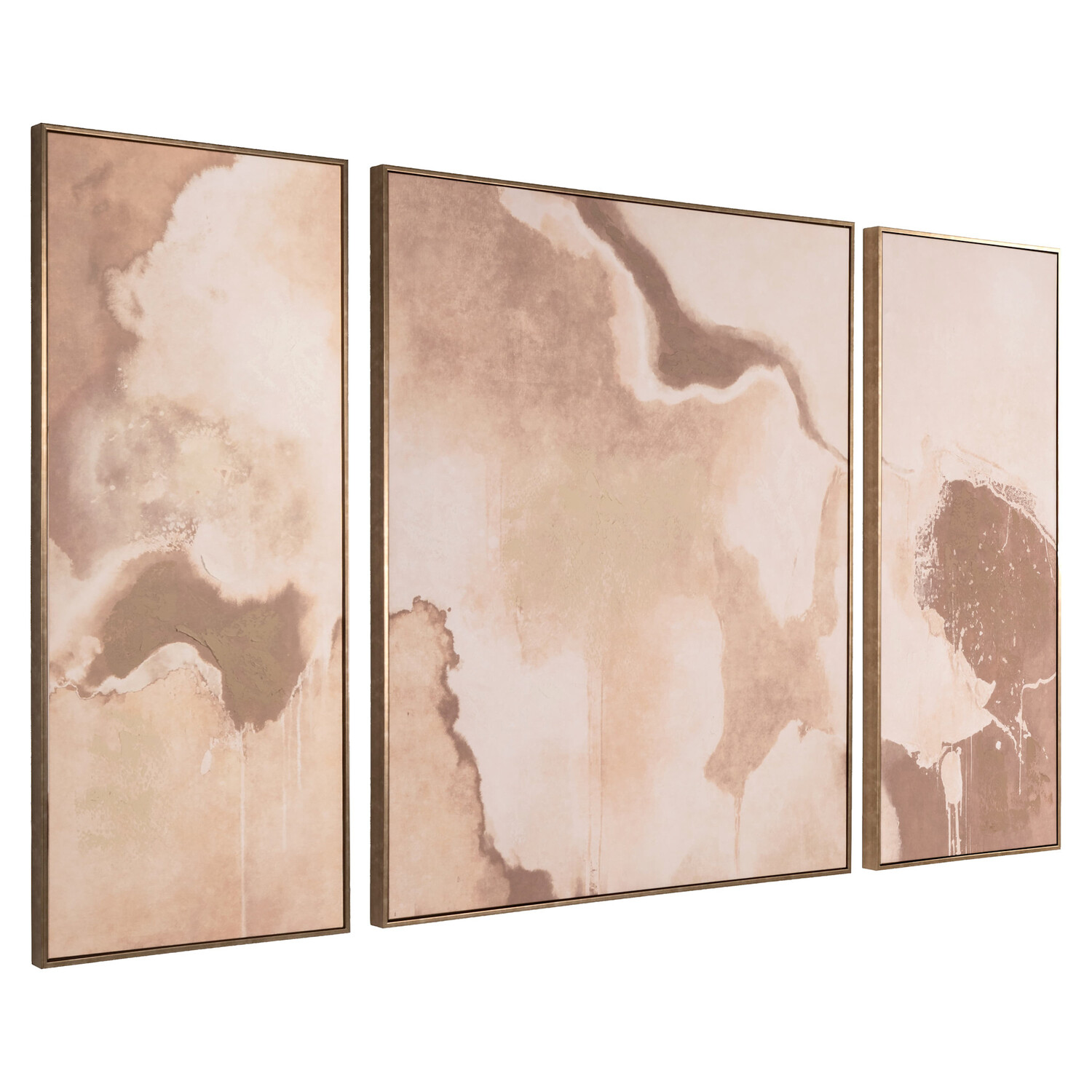 Richmond Interiors Wall art Liberty brown Set van 3