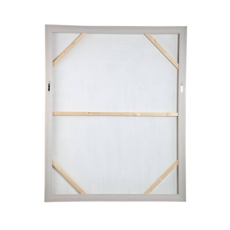 PTMD Collection Olger Beige abstract wandpaneel canvas frame A