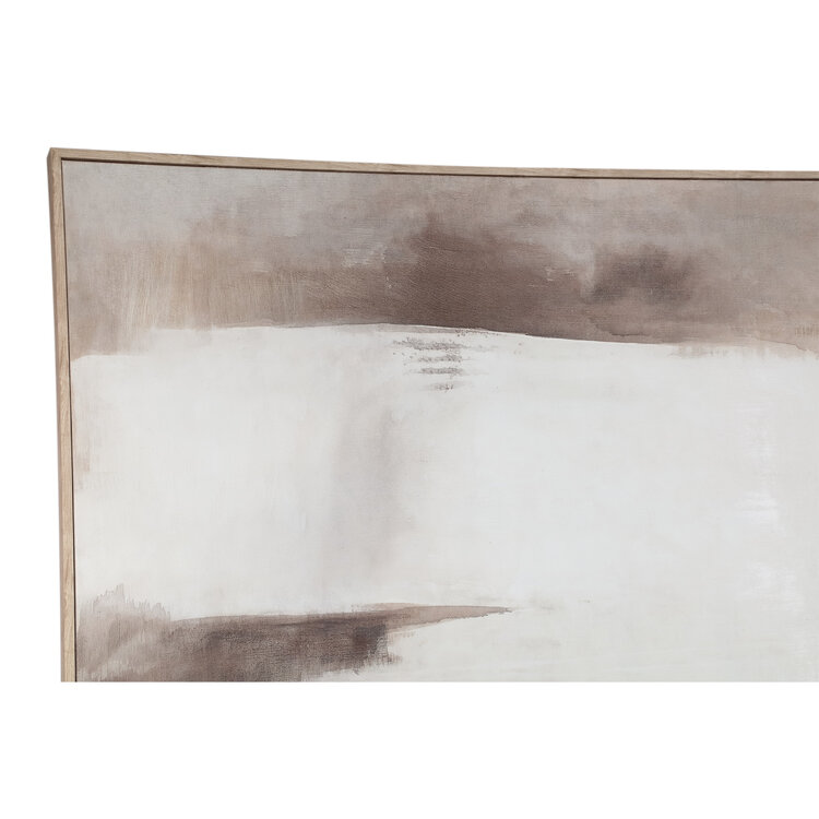 PTMD Collection Olger Beige abstract wandpaneel canvas frame B