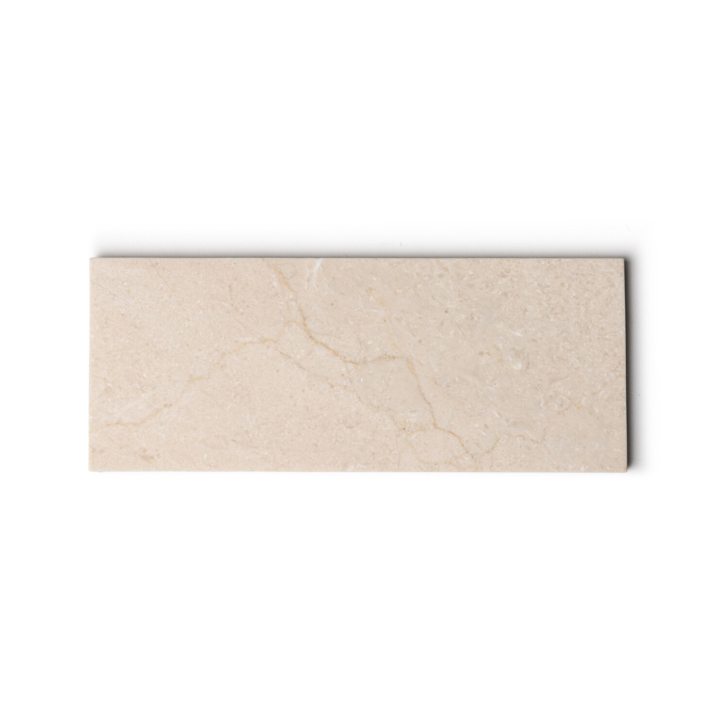 Dienblad marmer beige rechthoekig 25x10 cm