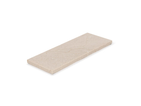 Dienblad marmer beige rechthoekig 25x10 cm