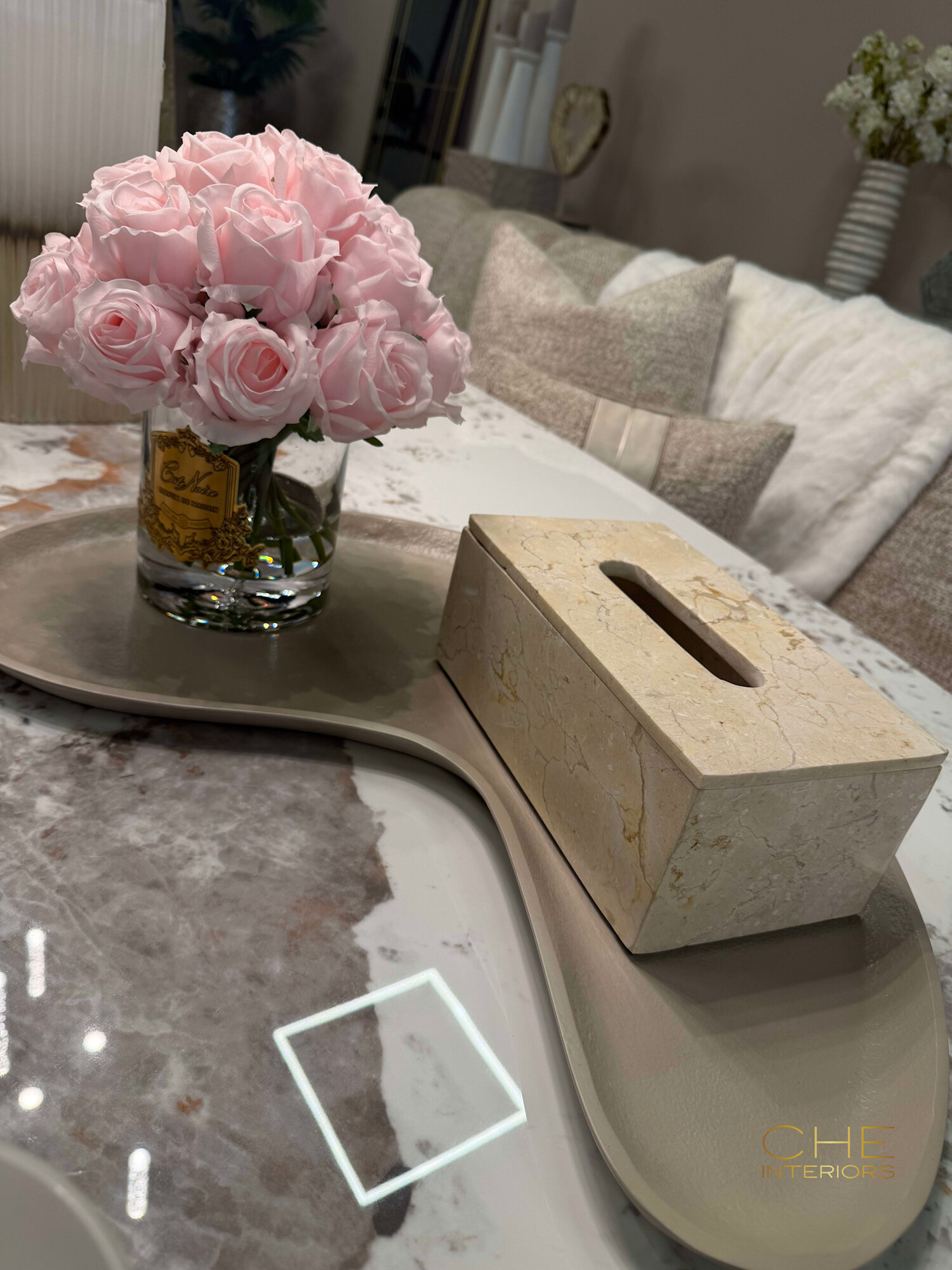 Marble Tissue box marmer