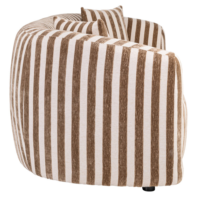 Richmond Interiors Sofa 3-zitsbank Luxandra stripes sand