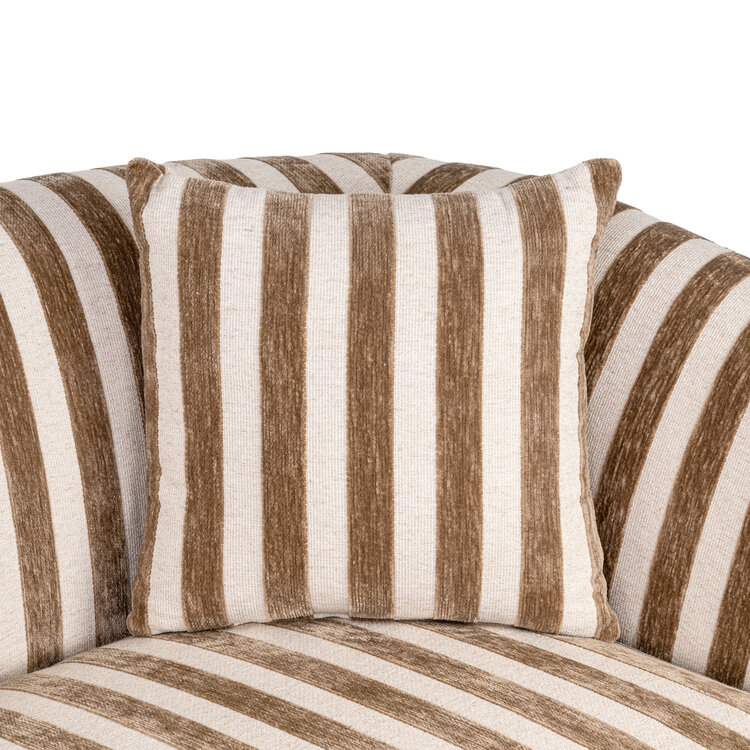 Richmond Interiors Sofa 3-zitsbank Luxandra stripes sand