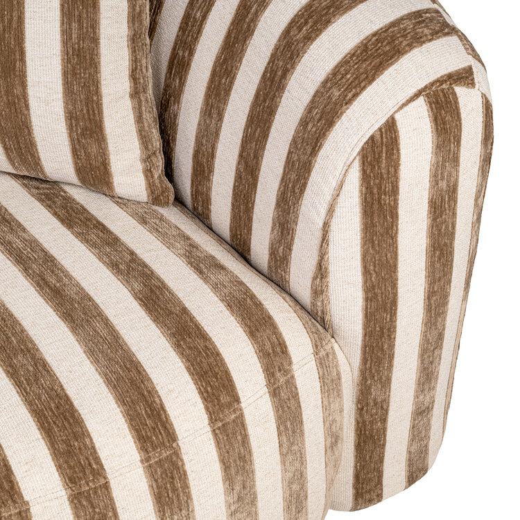 Richmond Interiors Sofa 3-zitsbank Luxandra stripes sand