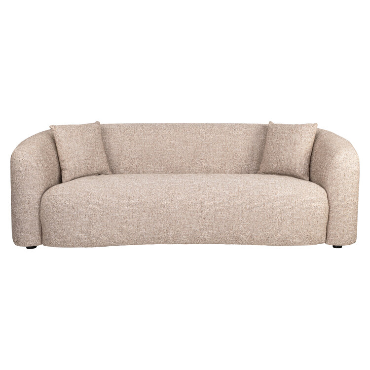 Richmond Interiors Sofa 3-zitsbank Luxandra sand tweed
