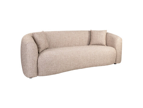 Richmond Interiors Sofa 3-zitsbank Luxandra sand tweed