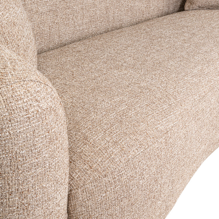 Richmond Interiors Sofa 3-zitsbank Luxandra sand tweed