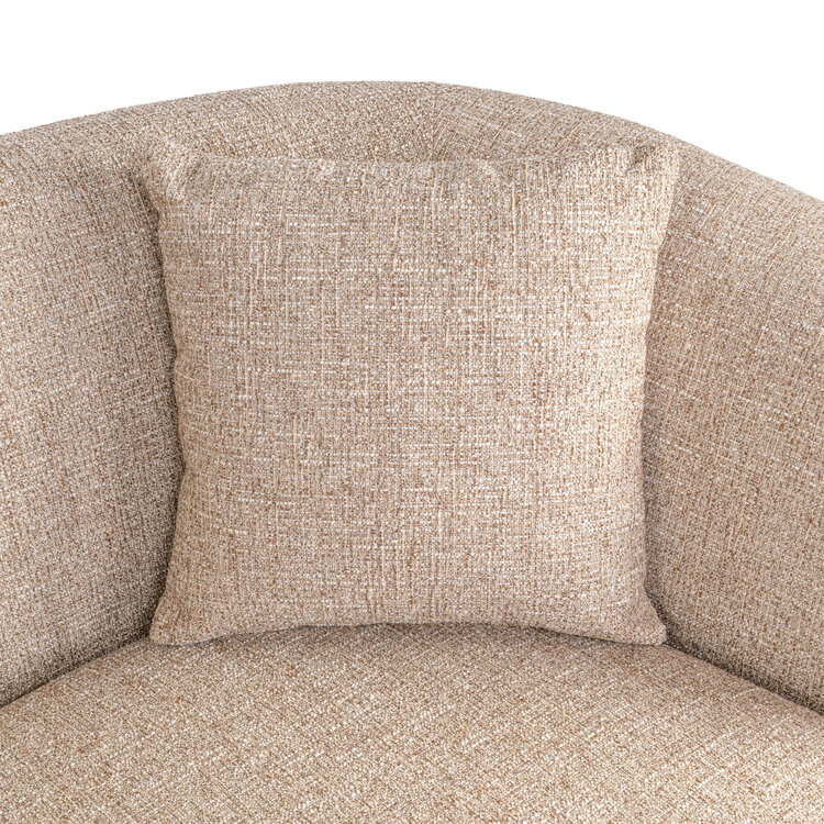 Richmond Interiors Sofa 3-zitsbank Luxandra sand tweed