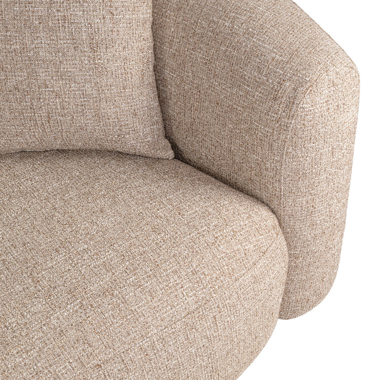 Richmond Interiors Sofa 3-zitsbank Luxandra sand tweed