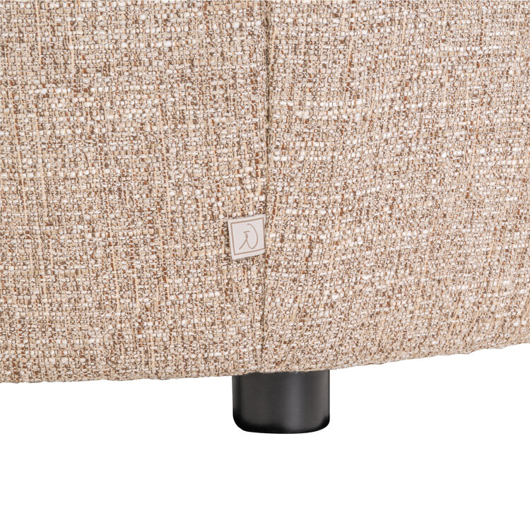 Richmond Interiors Loungestoel fauteuil Luxandra sand tweed