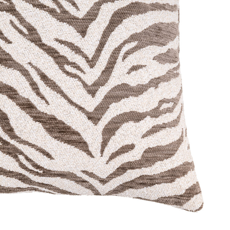 Richmond Interiors Kussen Tara taupe tiger 50x50 cm
