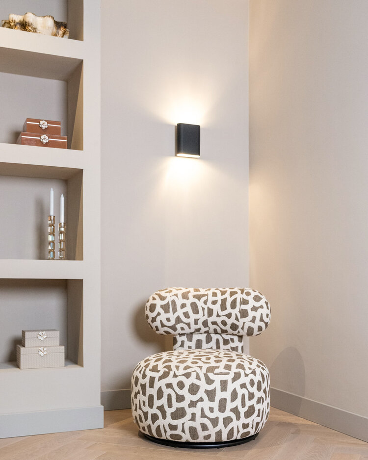 Richmond Interiors Kandelaar Dita Champagne kristal glas groot