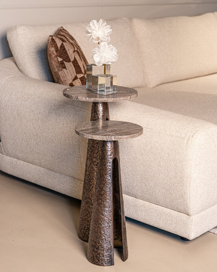 Richmond Interiors Kussen Aria brown geomatric 50x50 cm