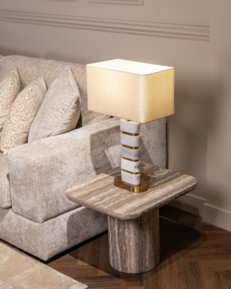Richmond Interiors Kussen Noa beige leopard 50x50 cm