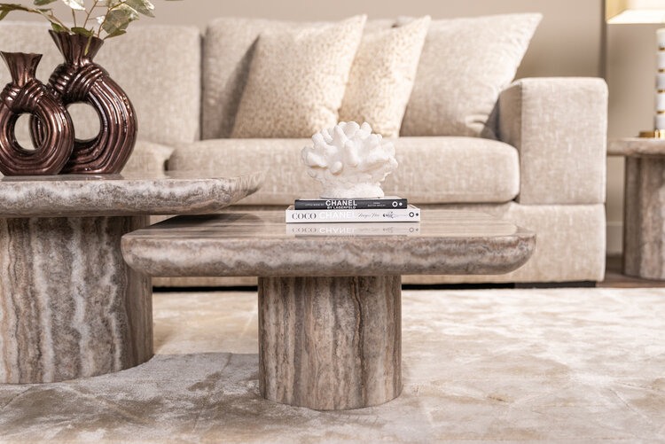 Richmond Interiors Kussen Noa beige leopard 50x50 cm