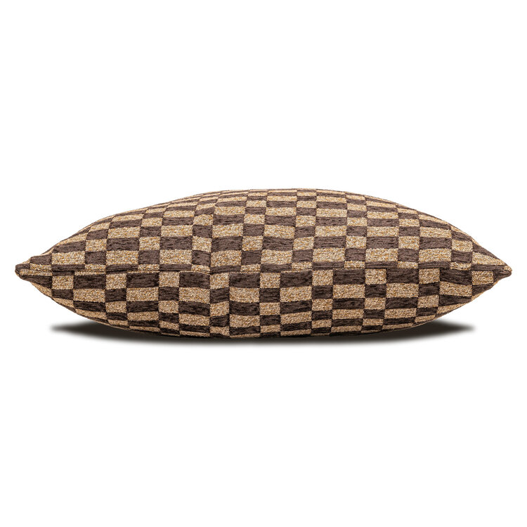 Richmond Interiors Kussen Remi brown rectilinear 50x50 cm