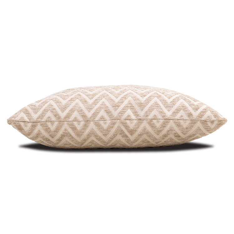 Richmond Interiors Kussen Cassy beige chevron 50x50 cm