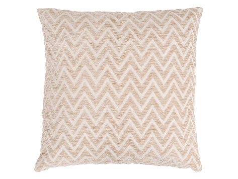 Richmond Interiors Kussen Cassy beige chevron 50x50 cm